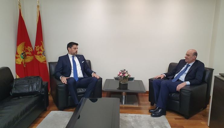 Potpredsjednik Vlade na sastanku sa ambasadorom Srbije u Crnoj Gori