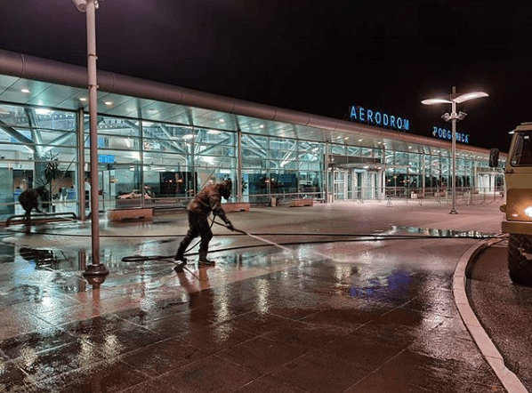 Vojska izvršila dekontaminaciju Aerodrom Podgorica