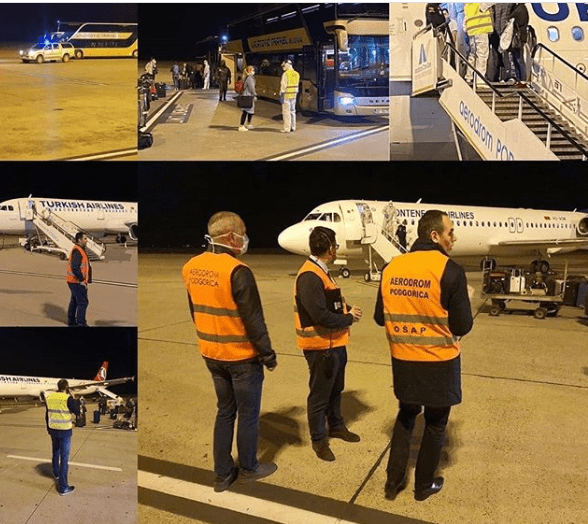 Aerodrom Podgorica: Doputovao 381 građanin Crne Gore, a otputovalo njih 1429