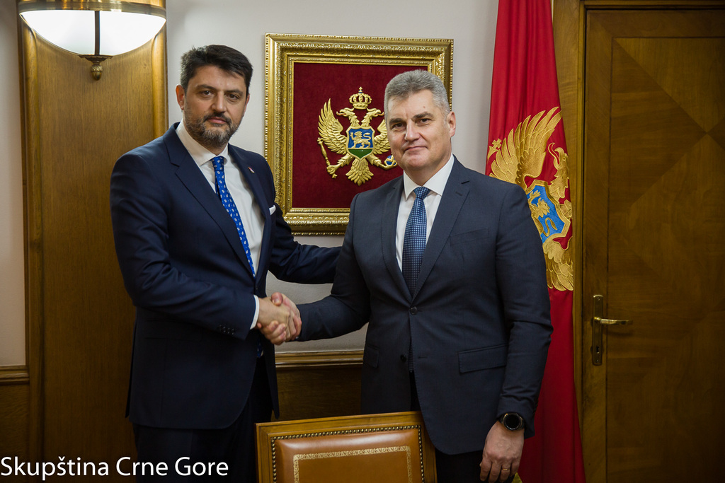 Brajović zadovoljan parlamentarnom saradnjom CG i Srbije