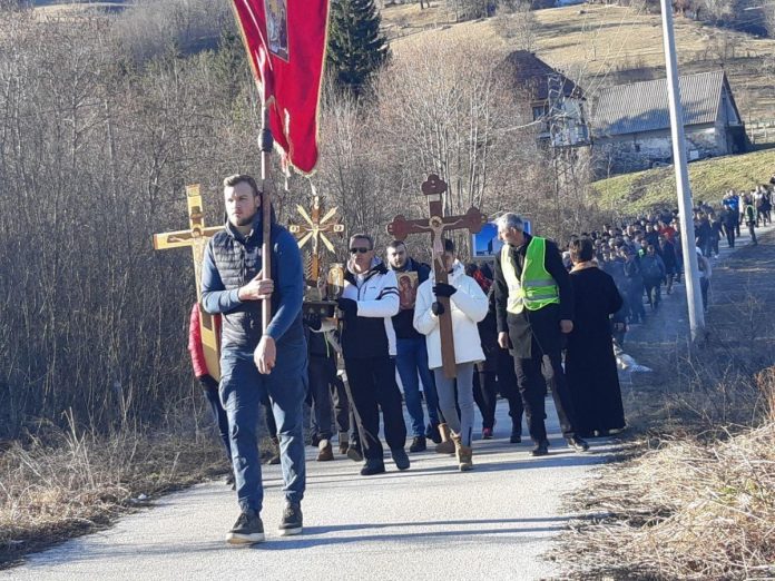 U nekoliko crnogorskih gradova i danas litije