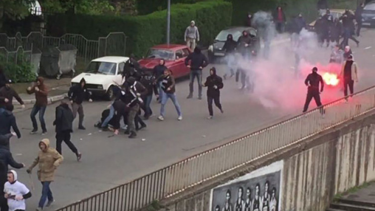 U velikoj tuči Delija i Grobara zamalo stadao policajac