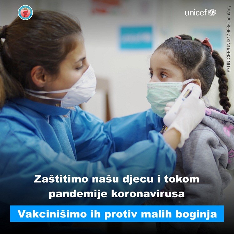 IJZ i UNICEF: Sva djeca da prime rutinske vakcine