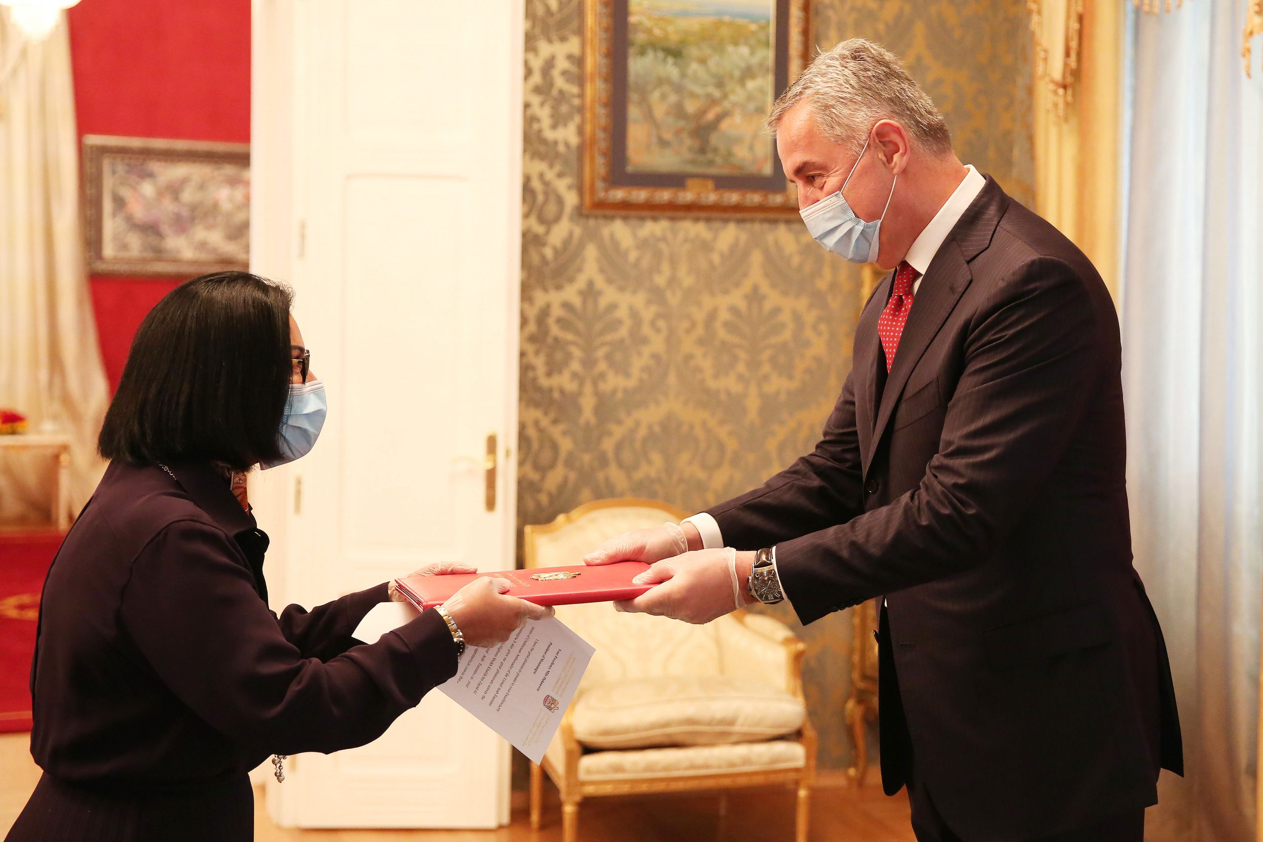 Đukanović poželio dobrodošlicu ambasadorima Slovačke i UAE