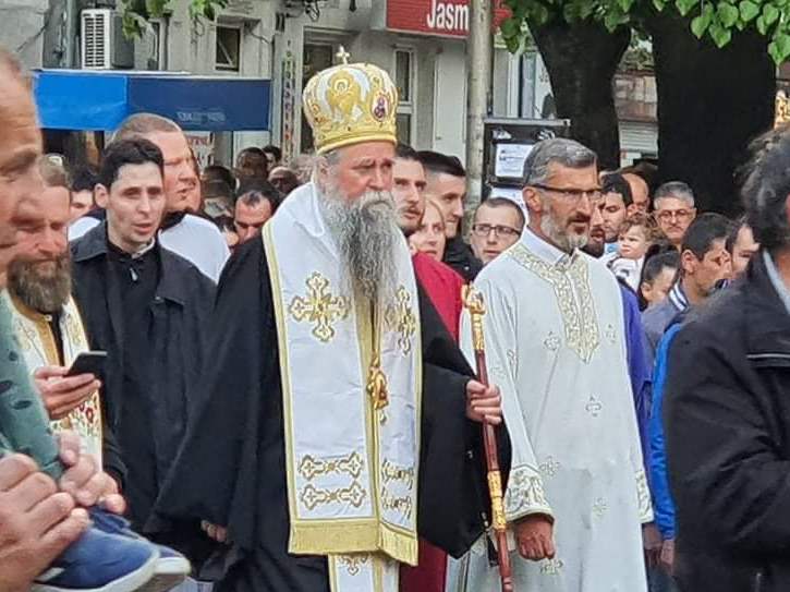 Moleban i litija u Nikšiću