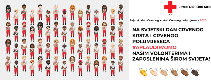 #Aplaudirajmo volonterima i zaposlenima Crvenog krsta