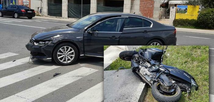 Bar: Motociklista teško povrijeđen u udesu