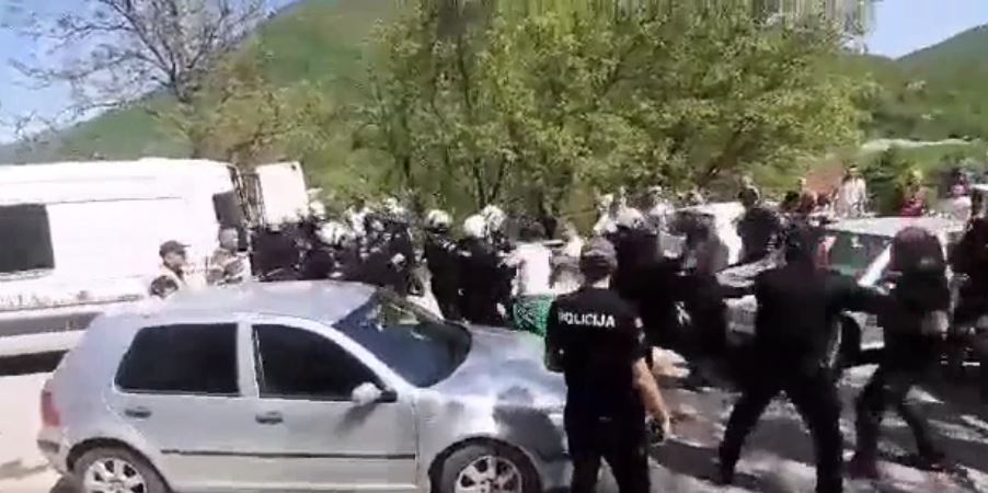 Zbog blokade puta u Andrijevici: Nekima pritvor, neki na slobodi