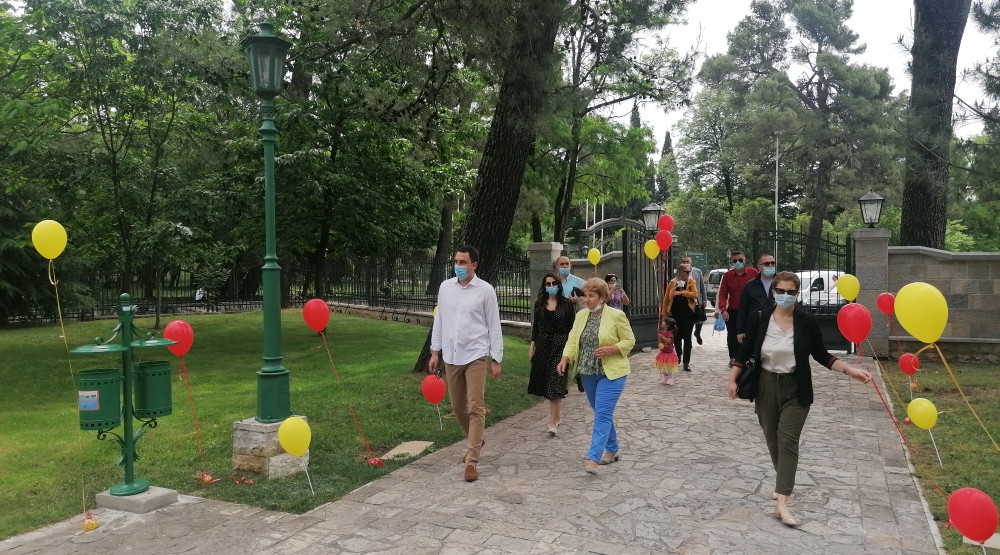 U Dječjem parku postavljene 24 korpe za suvi i mokri otpad