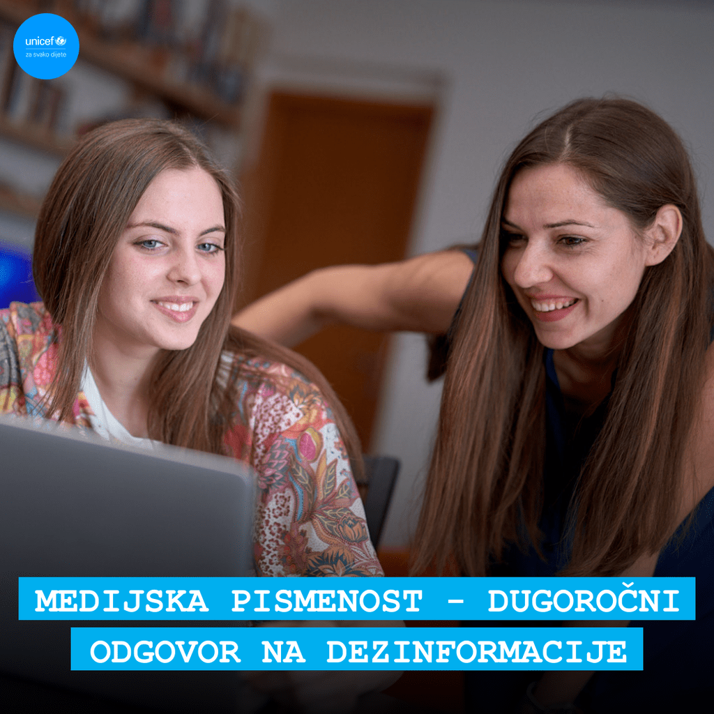 UNICEF: Medijska pismenost je dugoročni odgovor na dezinformacije