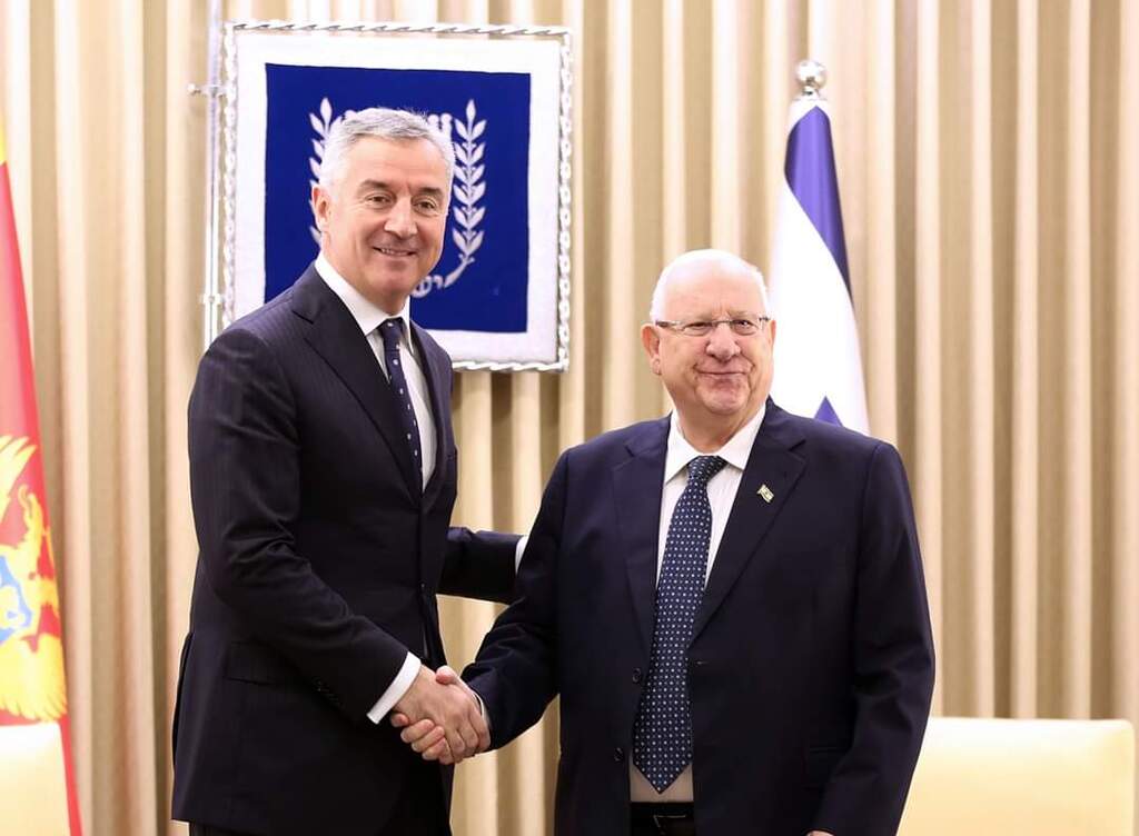 Đukanović zahvalio predsjedniku Izraela što je pružio pomoć Crnoj Gori
