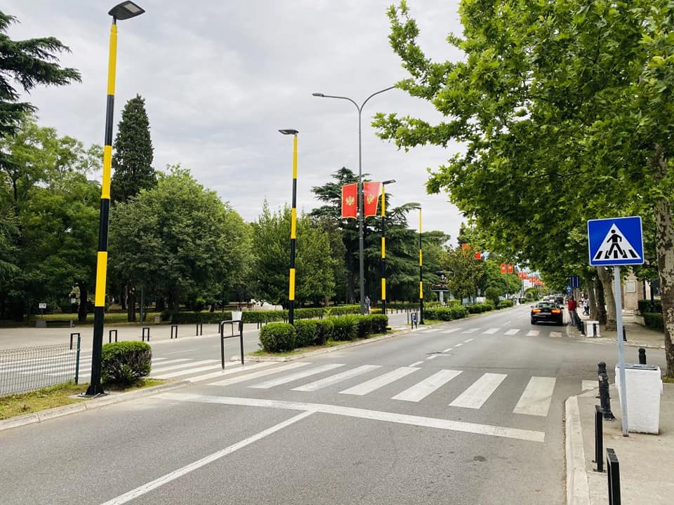 Podgorica: Nova rasvjeta za bezbjednije pješačke prelaze