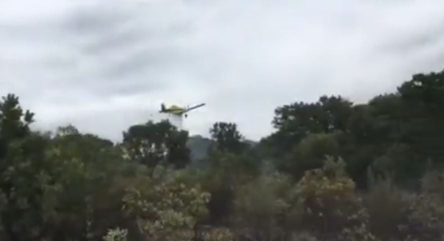 Avioni MUP-a gasili požar u Ulcinju