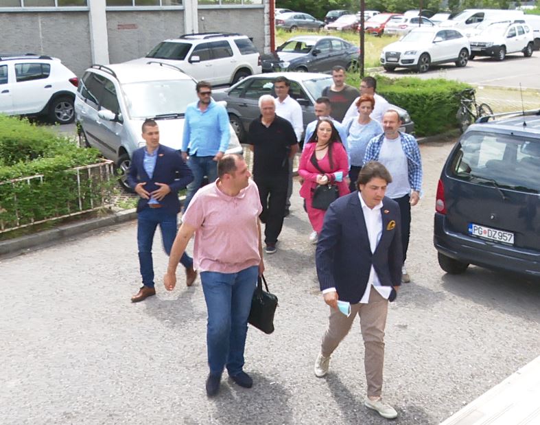 Saslušana Jelušić, u toku saslušanje Radovića i Liješevića