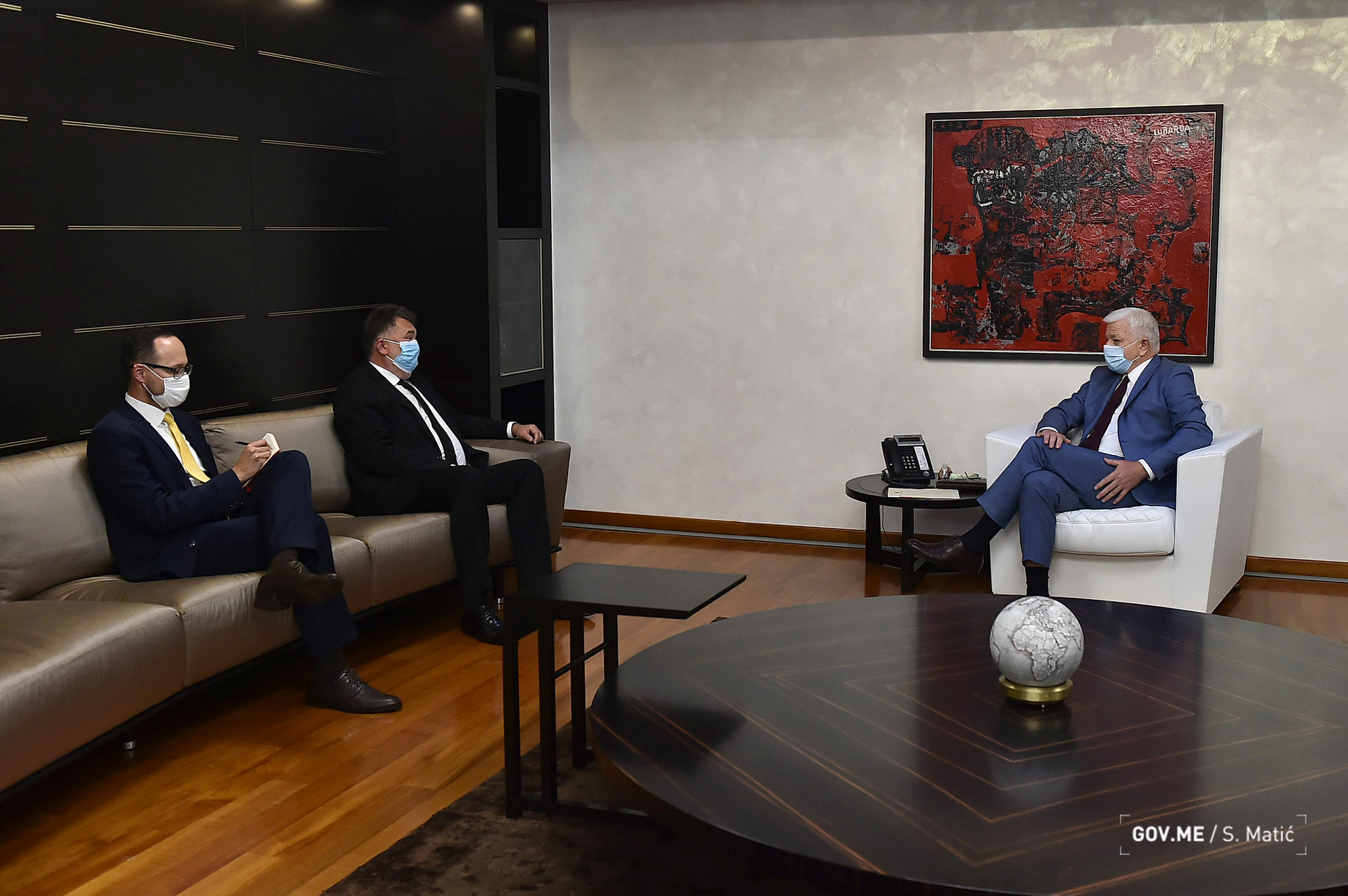 Marković i ambasador Gandel: Odlična bilateralna saradnja Crne Gore i Slovačke