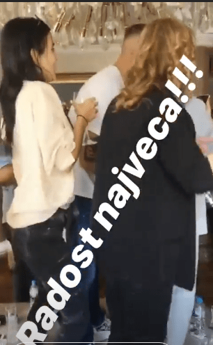 CECA SE VESELI SA PRIJOM: Trubači ne prestaju da sviraju u vili na Dedinju (VIDEO)