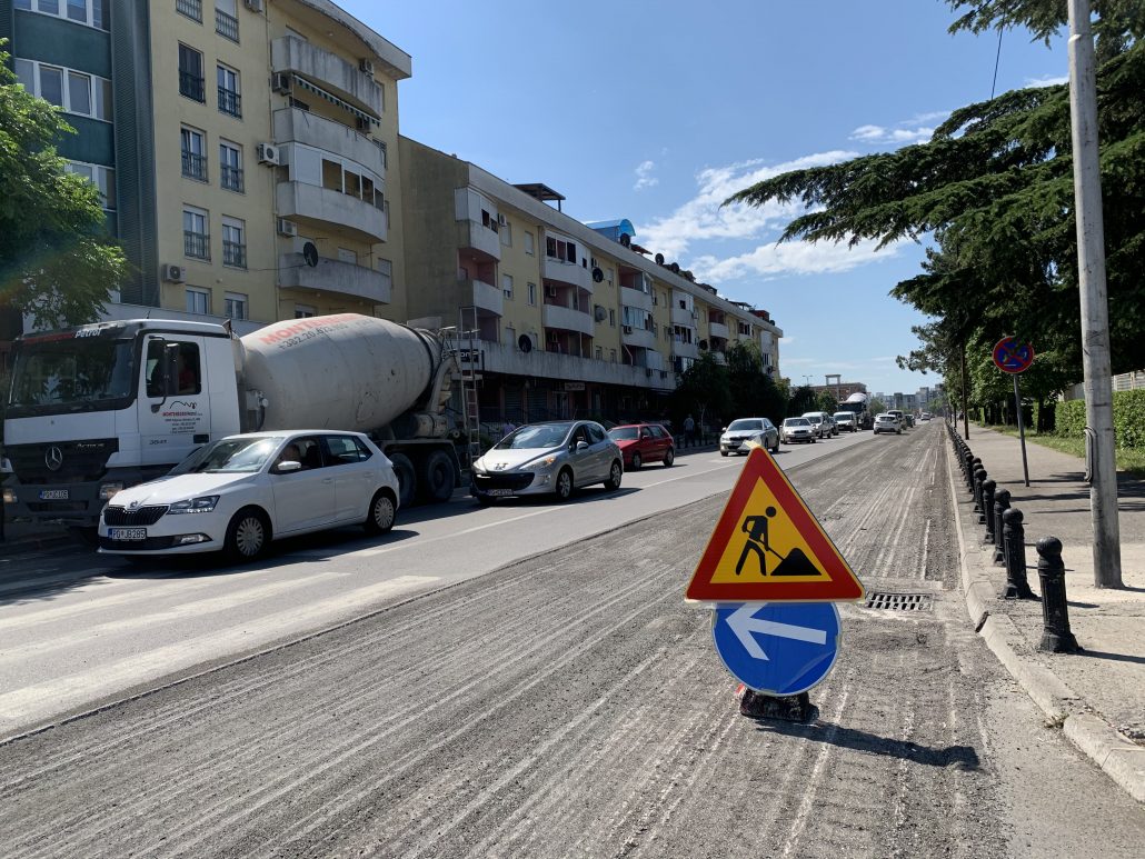 Počela rekonstrukcija ulica na Zabjelu: Podgorica dobija novi biciklistički koridor