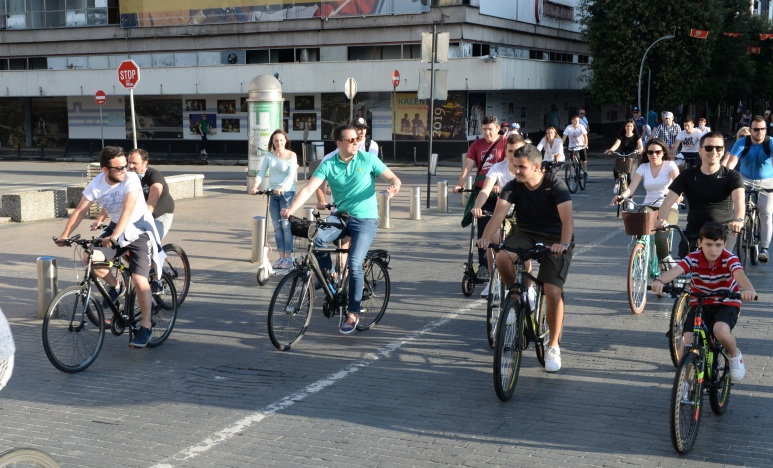 Biciklisti osovojili ulice Podgorice