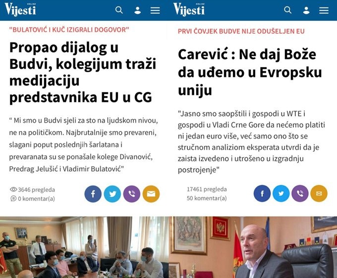 Nikolić: Bivša vlast u Budvi se “bori” za evropske vrijednosti samo kada im to dobro zvuči