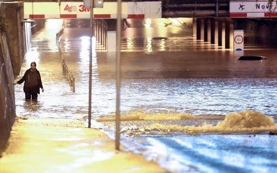 Nevrijeme u Hrvatskoj: Zagreb pod vodom