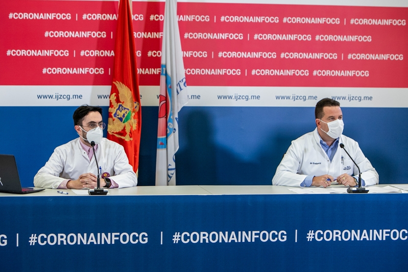 Na bolničkom liječenju 161 osoba, preminule dvije osobe
