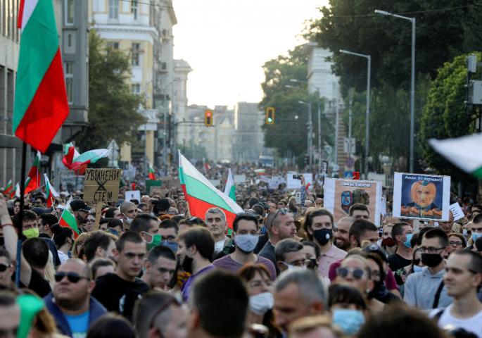 Antivladini protesti u Bugarskoj, deveti dan zaredom