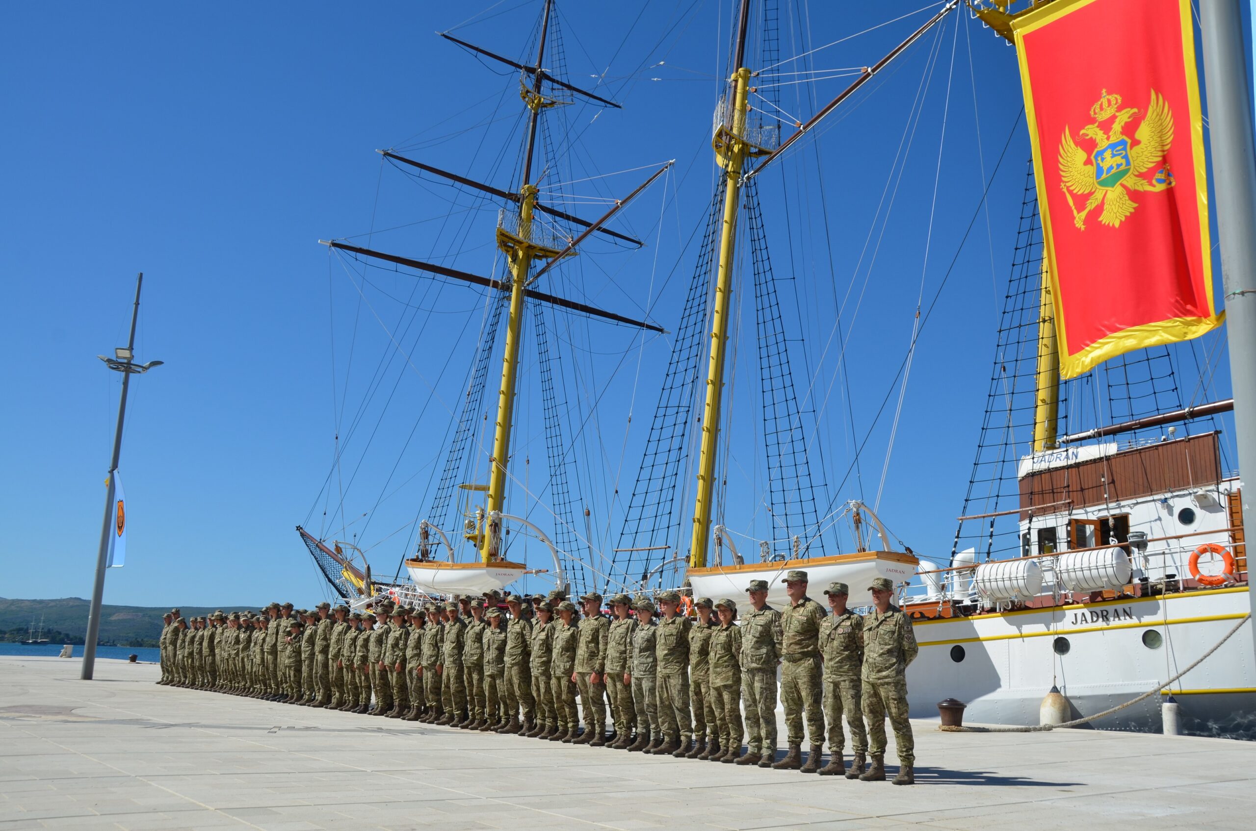 Ceremonijom na „Jadranu“ završen Ljetnji vojni kamp