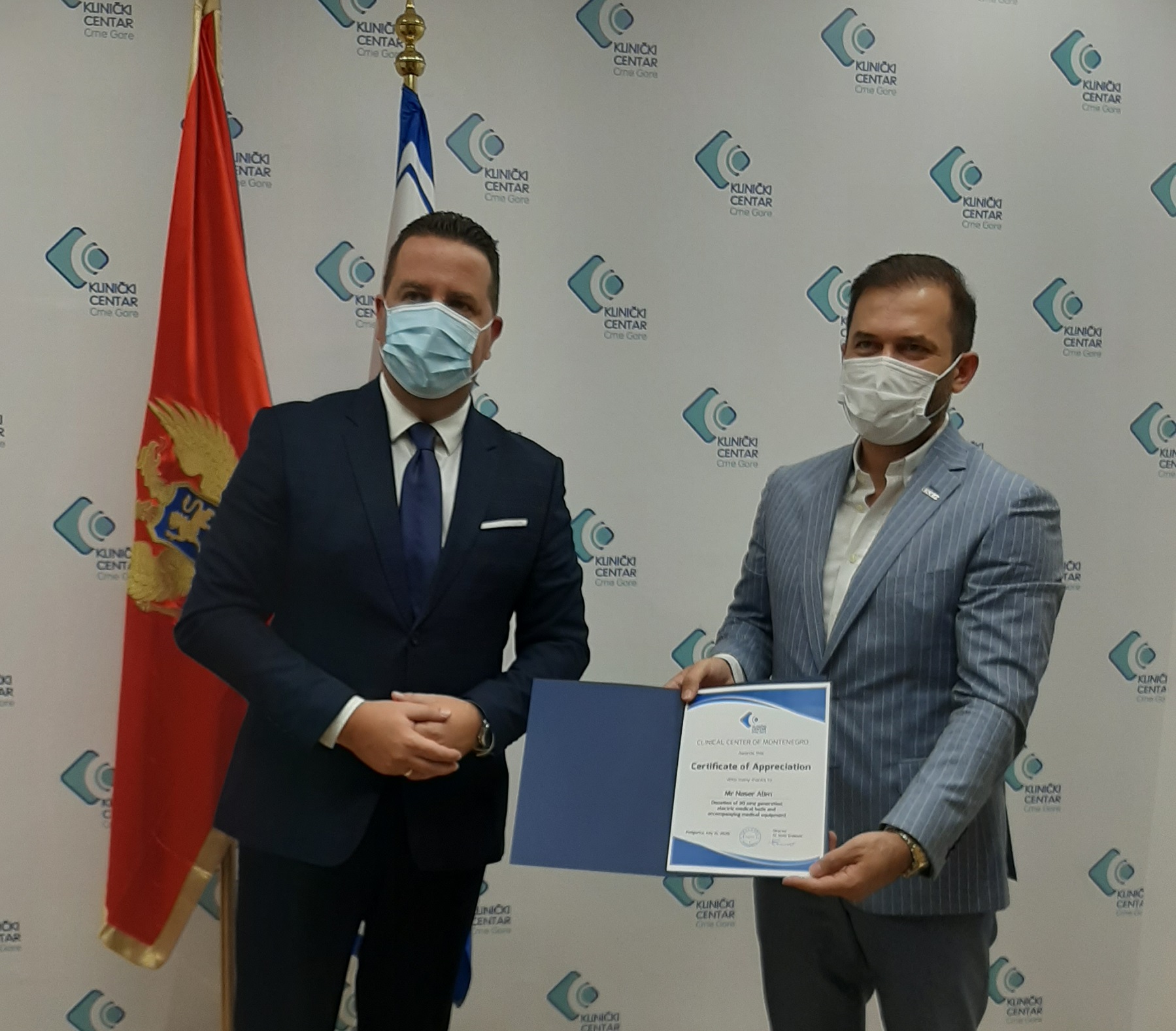 Turski privrednik Naser Alim posjetio Klnički centar: Osjećam se dobro zbog donacije, iskreno volim Crnu Goru i crnogorski narod