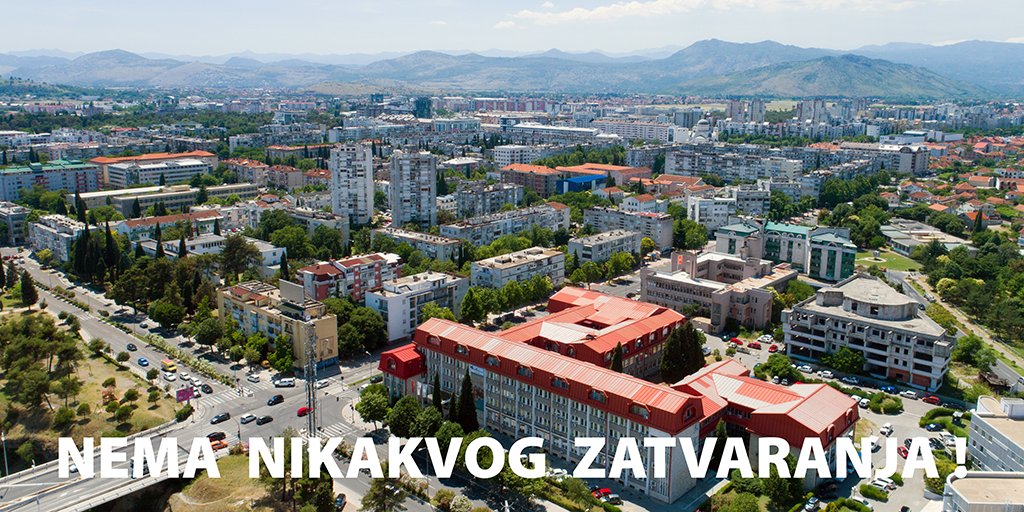 Vlada: Zlonamjerne glasine o navodnom zatvaranju Podgorice