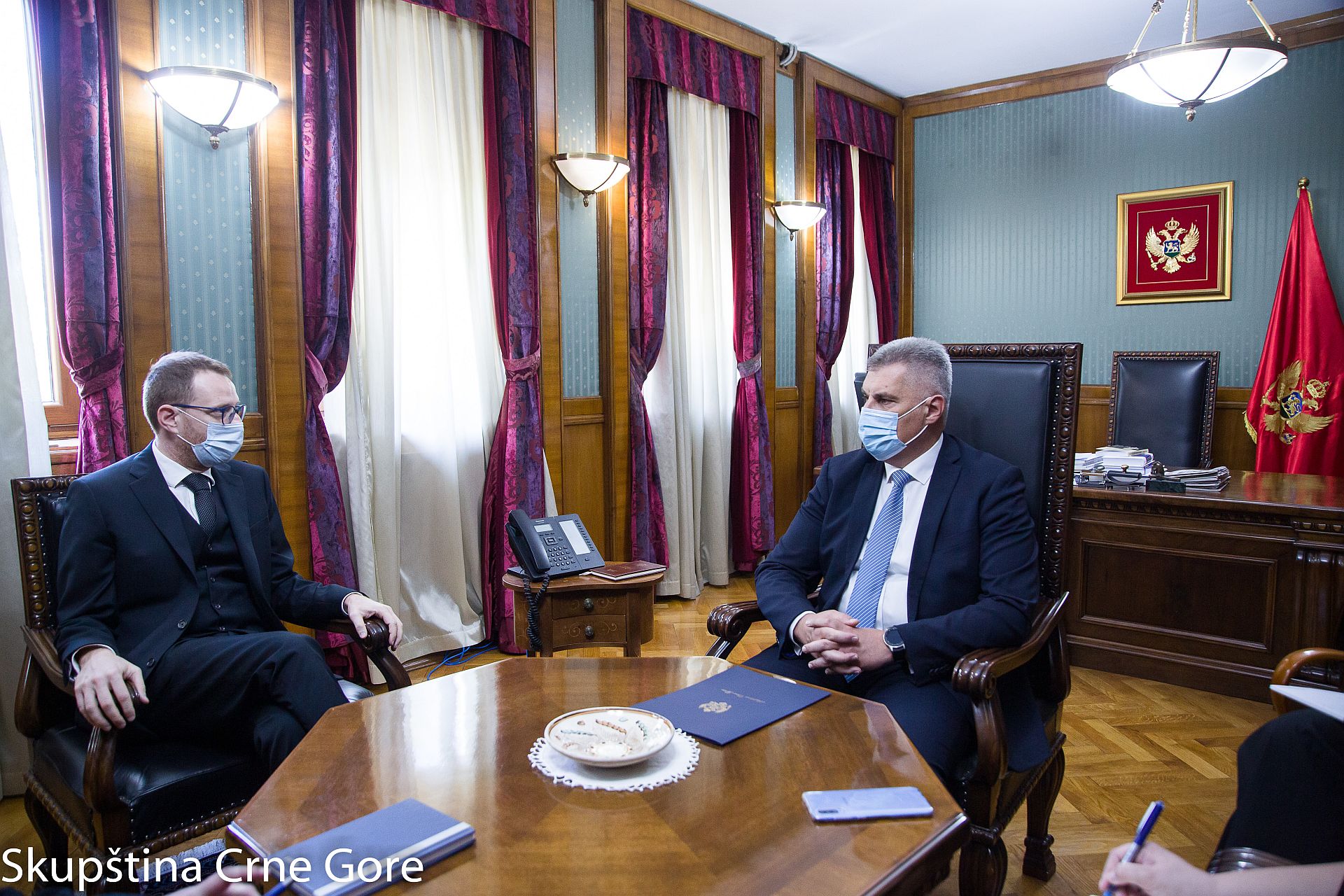 Brajović sa delegacijom ENEMO-a: Pasareli naglasio da Crna Gora predstavlja standard i mjerilo za region