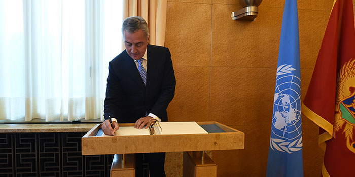 Generalni sekretar UN-a čestitao Đukanoviću Dan državnosti