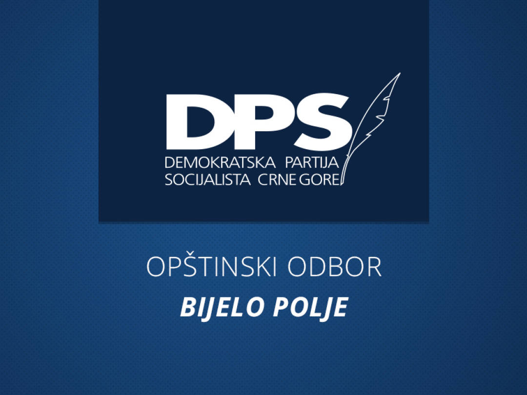 OO DPS Bijelo Polje: Politika se vodi na odgovoran način, ne demagogijom