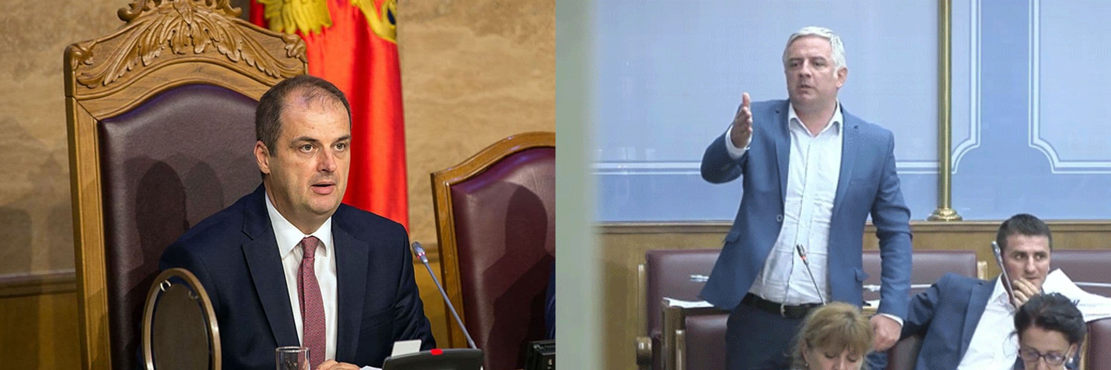 Sukob Vučurovića i Nimanbegua na sjednici Skupštine Crne Gore