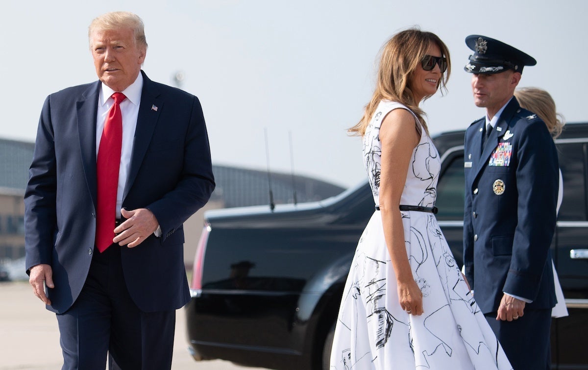 Melaniju Tviteraši ismijali zbog modnog odabira za proslavu 4. jula