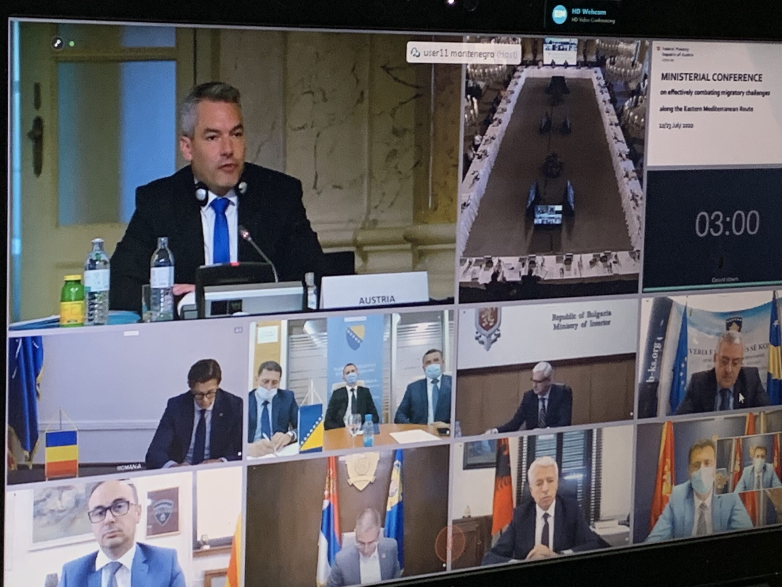 Pejanović: Smanjen broj registrovanih migranata u Crnoj Gori u odnosu na 2019. godinu
