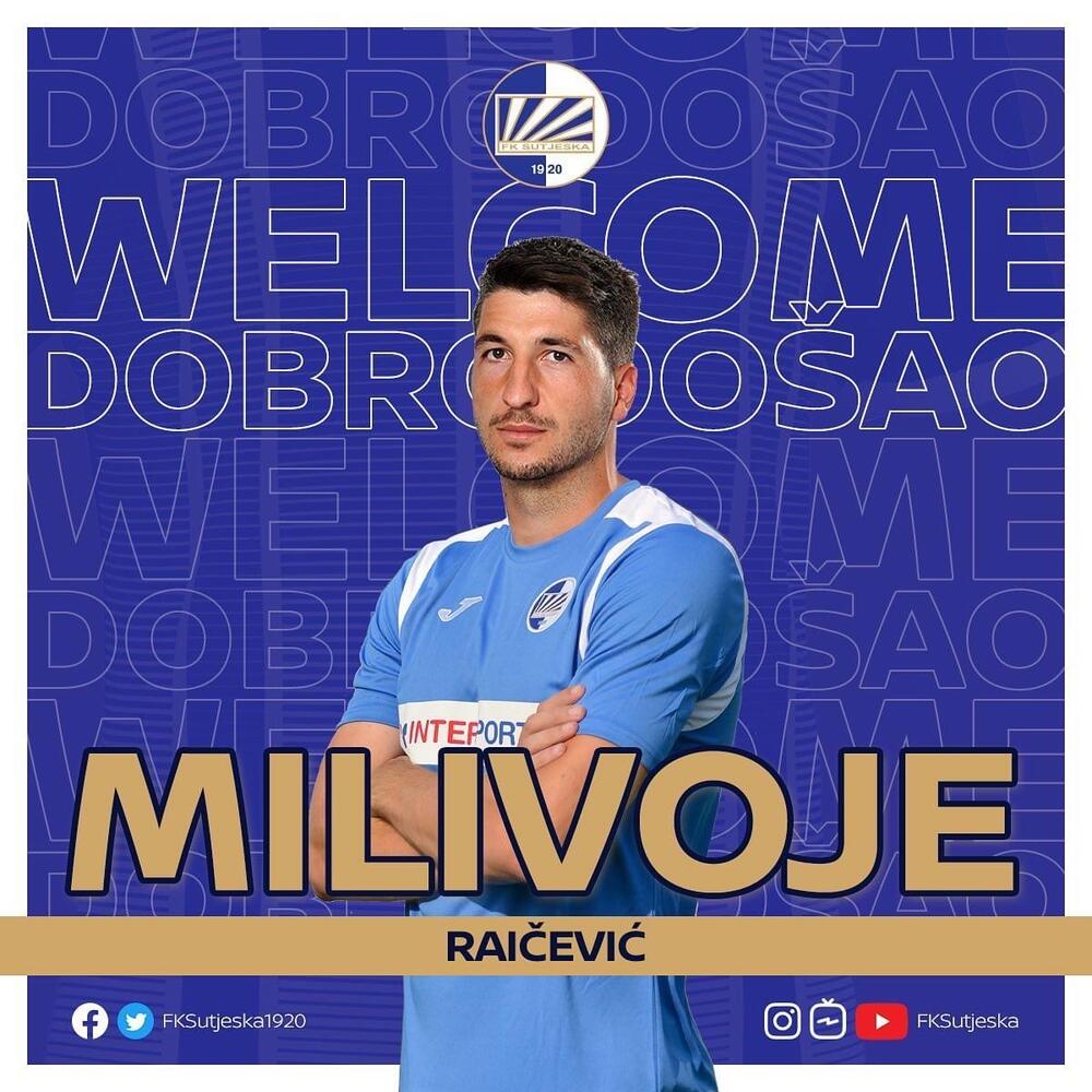 Raičević potpisao za Sutjesku