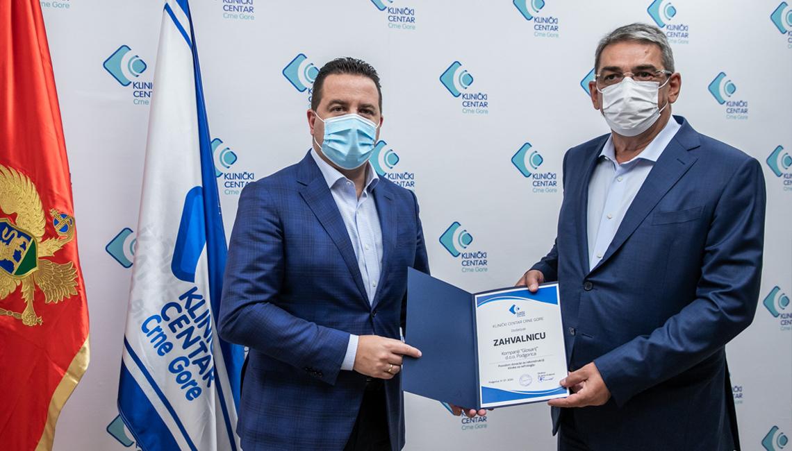 Donacija Klinici za nefrologiju KCCG-a od 60.000 eura, doprinijeće boljim uslovima liječenja