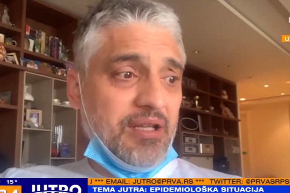 Čedomir Jovanović prvi put u javnosti nakon izlaska iz bolnice: Pojeo bih ovu masku toliko puta do sad, ali…