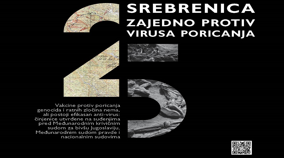 Počinje kampanja Srebrenica 25: Zajedno protiv virusa poricanja