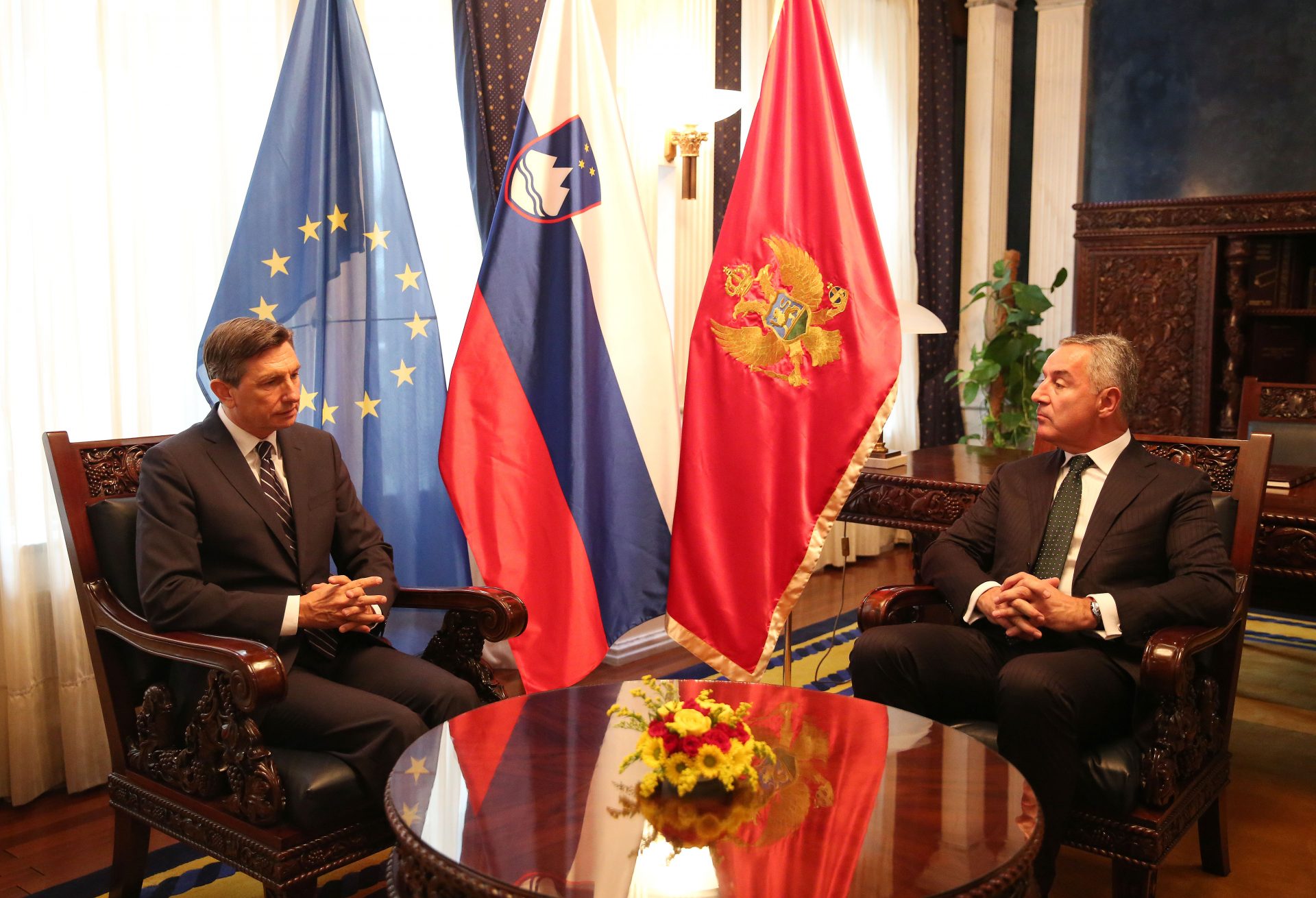 Pahor čestitao Đukanoviću Dan državnosti: Prijateljski odnosi Slovenije i Crne Gore najbolji vodič za buduću saradnju