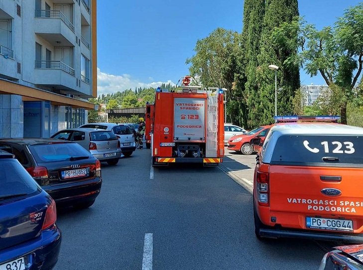 Požar u stanu u Podgorici, stradao kućni ljubimac