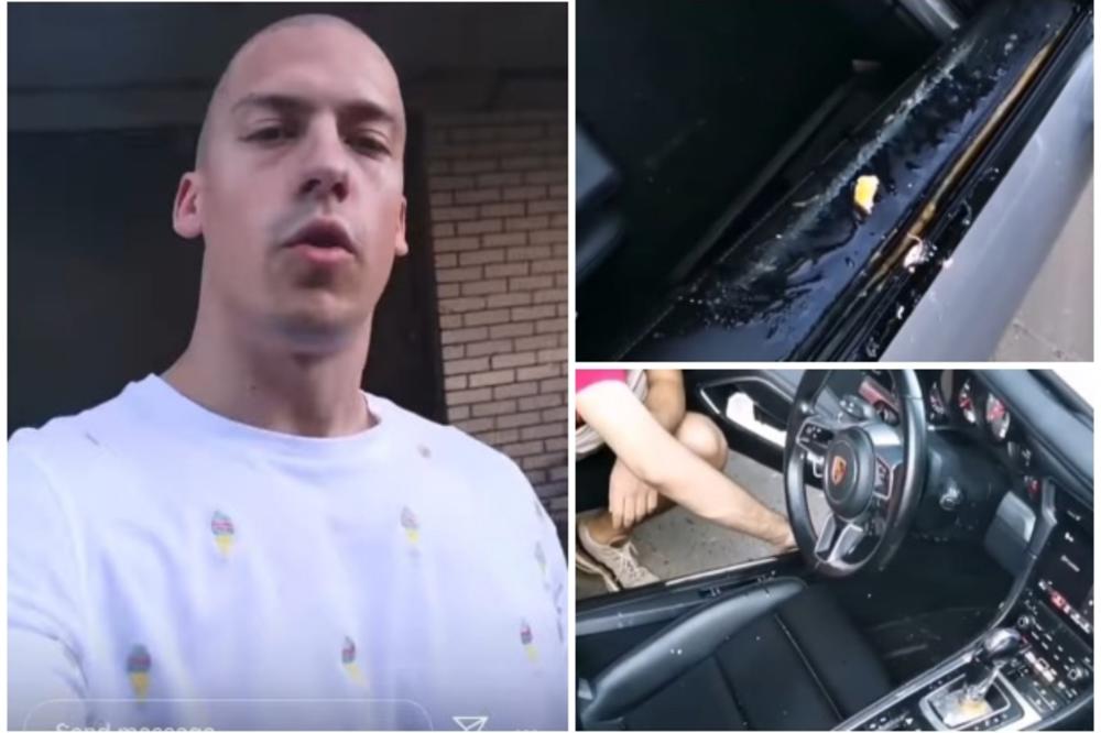 BAKU PRASETA GAĐALI JAJIMA stradao mu i skupocjeni automobil! (FOTO)