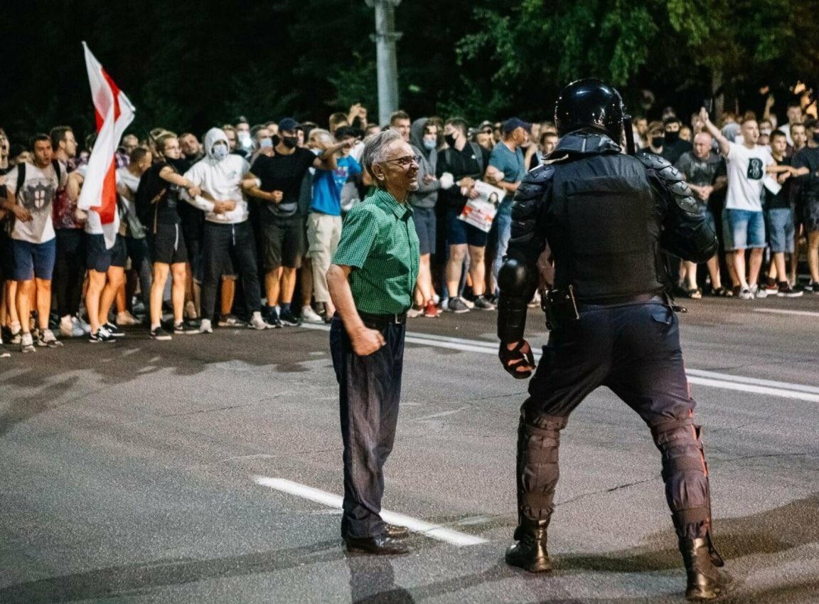 Zastrašivanje demonstranata prikazano na bjeloruskoj TV