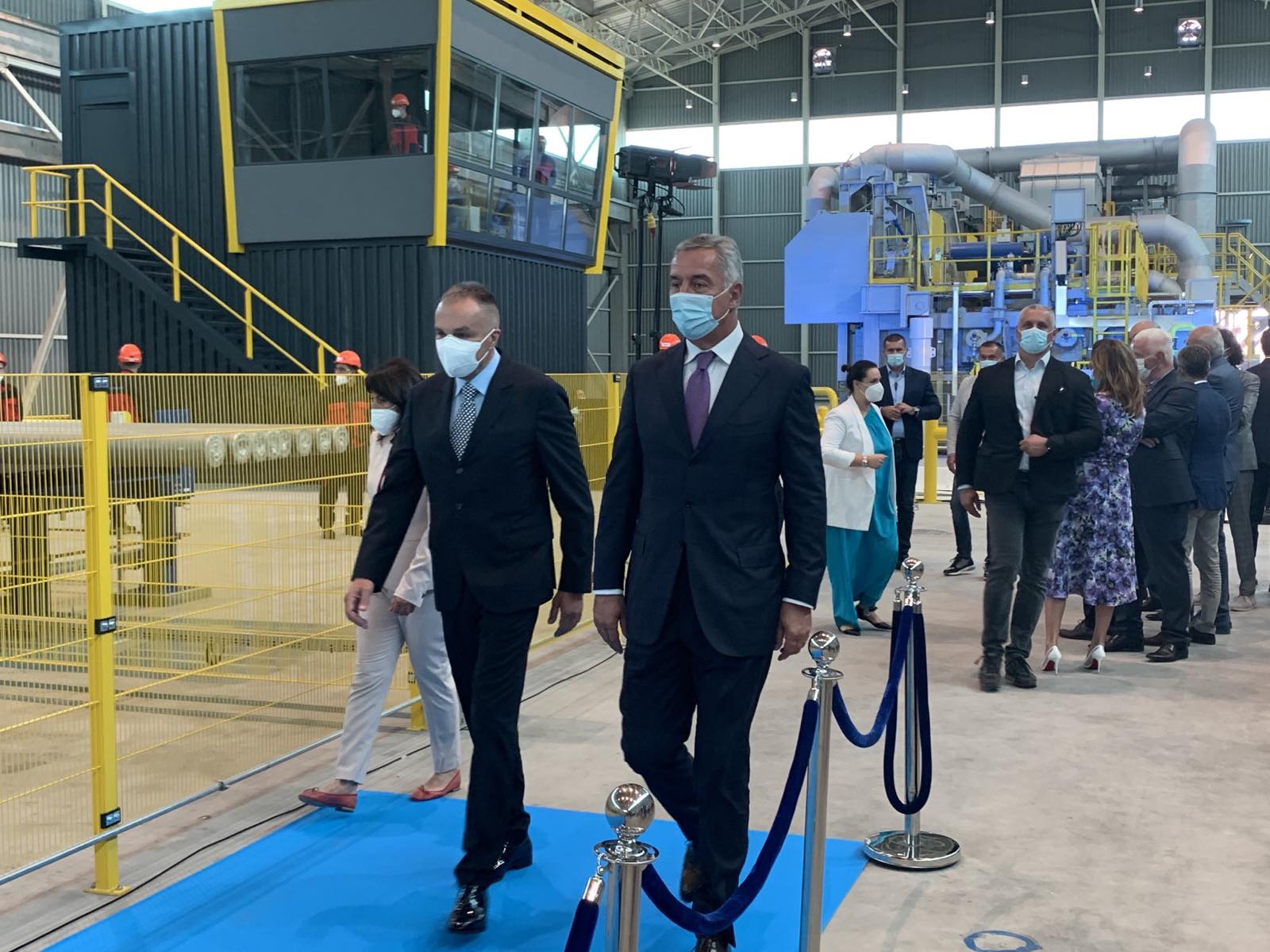 (VIDEO) Đukanović pustio u rad fabriku aluminijskih trupaca u okviru Uniprom-KAP