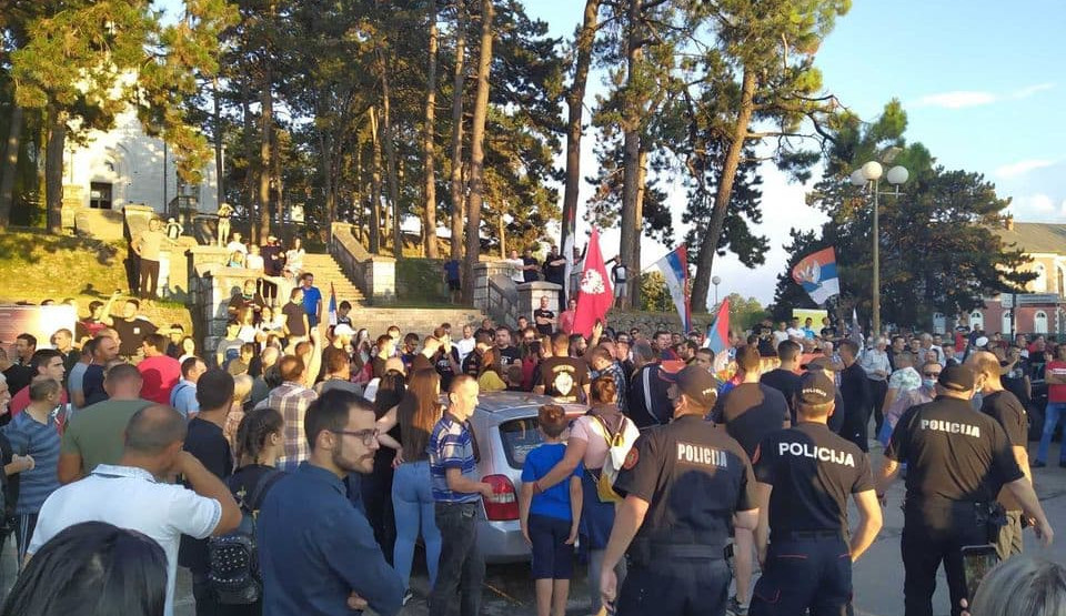 Protestna šetnja u Nikšiću