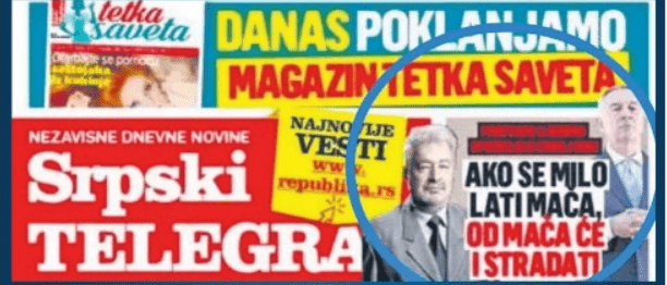 NOSILAC LISTE DF POČEO KAMPANJU U SRPSKOM TABLOIDU: Profesor Krivokapić u društvu Tijane Ajfon, Lune…