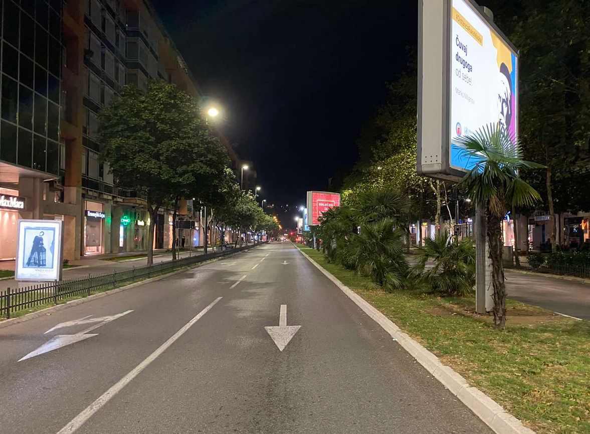 Nova rasvjeta na dijelu Bulevara Džordža Vašingtona