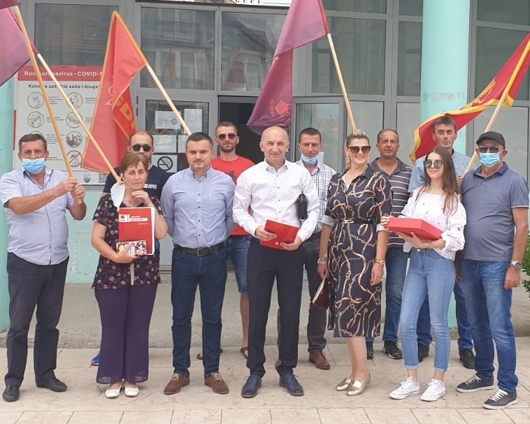 SDP predala listu u Gusinju, nosilac liste dr Elvis Omeragić