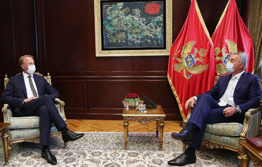 Đukanović primio novoimenovanog ambasadora Crne Gore u Ruskoj Federaciji Milorada Šćepanovića