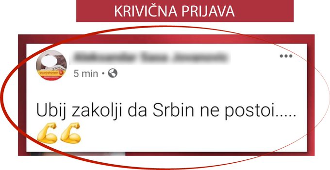 Nikšićanin uhapšen zbog izazivanje nacionalne, rasne i vjerske mržnje